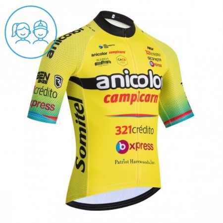 Cykeltrøje Børn 2026 Anicolor Campicarn Gul