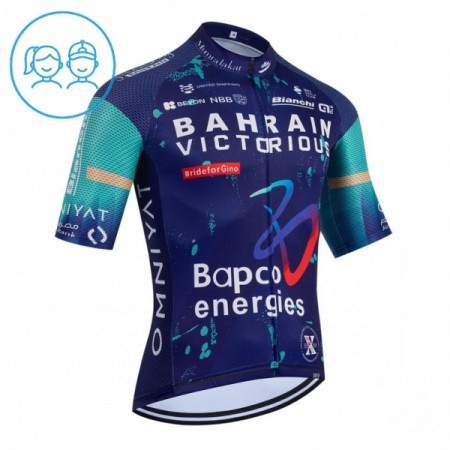 Cykeltrøje Børn 2026 Bahrain Victorious Blå