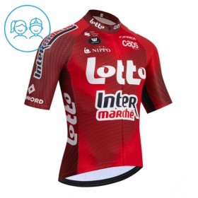 Cykeltrøje Børn 2026 Lotto Intermarche Rød