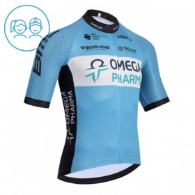 Cykeltrøje Børn 2026 Omega Pharma Blå