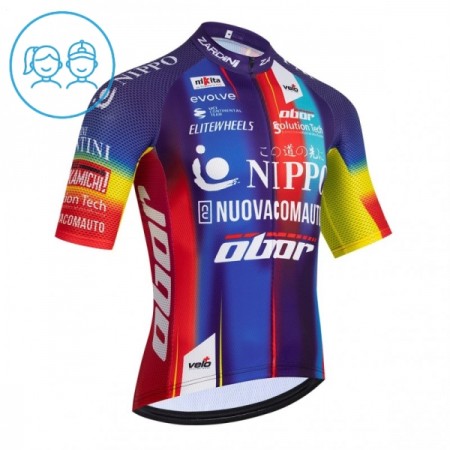 Cykeltrøje Børn 2026 Solution Tech NIPPO Rali Blå
