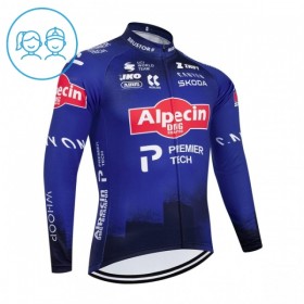 Cykeltrøje Langærmet Børn 2026 Alpecin Premier Tech Blå