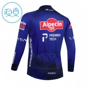 Cykeltrøje Langærmet Børn 2026 Alpecin Premier Tech Blå