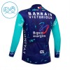 Cykeltrøje Langærmet Børn 2026 Bahrain Victorious Blå