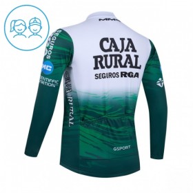 Cykeltrøje Langærmet Børn 2026 Caja Rural Seguros RGA Grøn