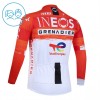 Cykeltrøje Langærmet Børn 2026 INEOS Grenadiers Rød