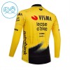 Cykeltrøje Langærmet Børn 2026 Visma Lease A Bike Gul