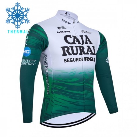 Cykeltrøje Langærmet Vinter 2026 Caja Rural Seguros RGA Grøn