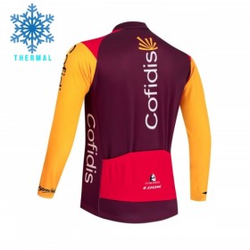 Cykeltrøje Langærmet Vinter 2026 Cofidis Rød