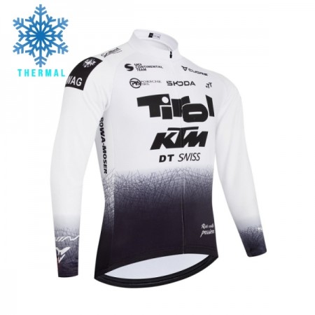 Cykeltrøje Langærmet Vinter 2026 Tirol KTM Hvid