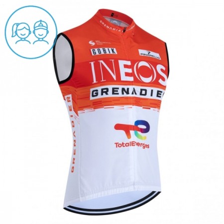 Cykelvest Børn 2026 INEOS Grenadiers Rød Cykelvest Børn 2026 INEOS Grenadiers Rød